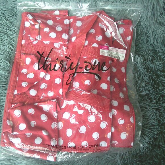 Thirty-one Zip Top Utility Tote Bag - Store Your Stuff in Style - Picture 5 of 8